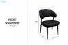 Picture of LORENZA Air Leather  Dining Chair (Black) - 2 Chairs in 1 Carton