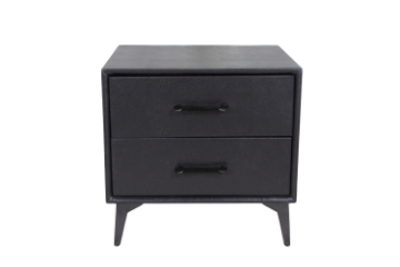Picture of  NORDICA 2-Drawer Bedside Table (Dark)