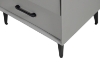 Picture of NORDICA 2-Drawer Bedside Table (Dark Grey)