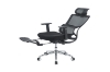 Picture of RIN Height Adjustable Mesh Office Chair with Hard Footrest
