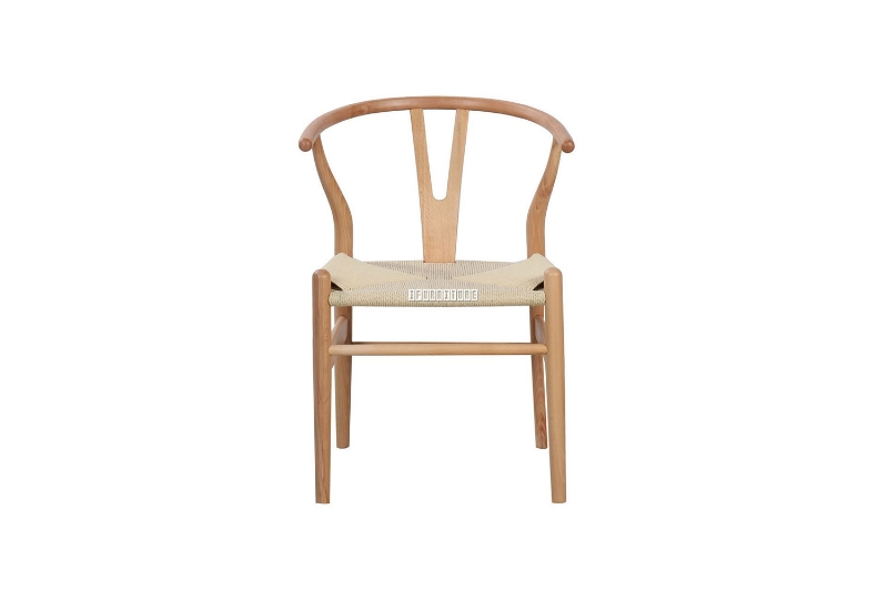 Picture of WISHBONE Solid Wood Y Replica Chair (Natural) 