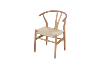Picture of WISHBONE Solid Wood Y Replica Chair (Natural) - 21"×19.5"×31" 