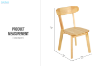 Picture of RONDO Louis Style Solid Wood Dining Chair