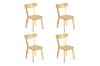 Picture of RONDO Louis Style Solid Wood Dining Chair - 4 Chairs in 1 Carton