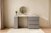 Picture of NOOK 3-Drawer Extension Dressing Table with LED Mirror and Makeup Stool Set