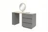 Picture of NOOK 3-Drawer Extension Dressing Table with LED Mirror and Makeup Stool Set