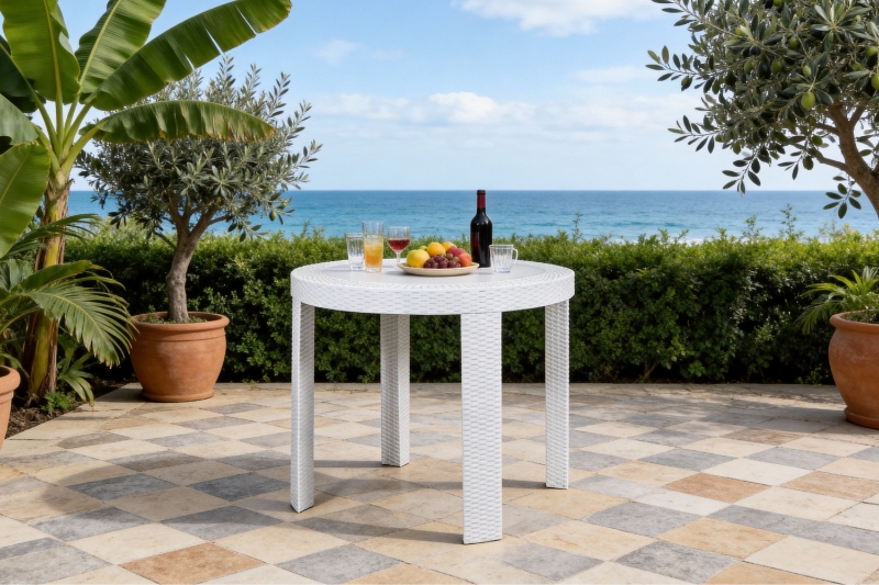 Picture of LUCERNE D33.5" Outdoor Dining Table - Water and UV Resistant