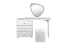 Picture of AURELIA 3-Drawer Extension Dressing Table with LED Mirror and Makeup Stool Set
