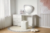 Picture of AURELIA 3-Drawer Extension Dressing Table with LED Mirror and Makeup Stool Set