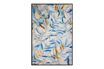 Picture of 389-003 Hand-Finished Oil Painting Canvas Wall Art with Black Frame (31.5"x47")