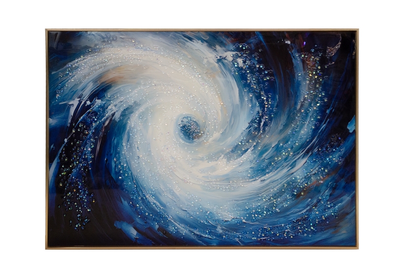 Picture of 357-003 Decorative Wall Art with Golden Frame (31.5"×23.5") 