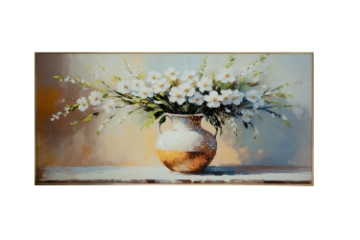 Picture of 357-011 Decorative Wall Art with Golden Frame (47"x23.5")