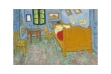 Picture of 367-003 Hand-Finished Canvas Decorative Wall Art (35.5"×23.5") - Bedroom in Arles (1888) by Vincent van Gogh
