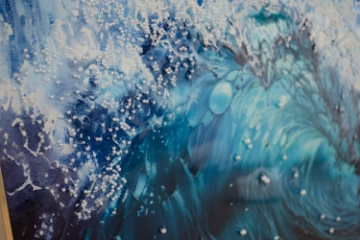 Picture of 357-002 Decorative Wall Art with Golden Frame (31.5"×23.5") 