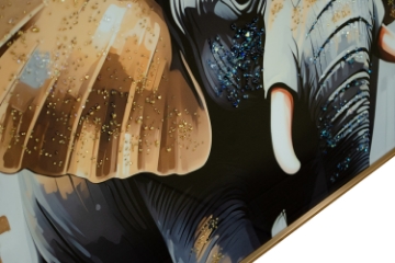 Picture of 357-009 Decorative Wall Art with Golden Frame (35.5"x23.5")