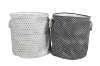 Picture of 390-007/008 Round Storage Basket (Grey/Light Grey)