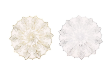 Picture of 371-021/022 Feathers Placemat in White