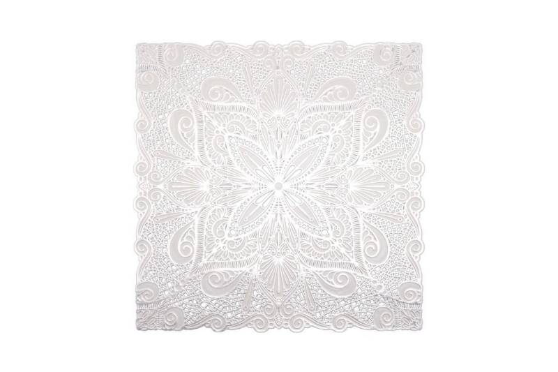 Picture of 371-025 European-Style Placemat in Silver