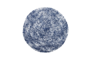 Picture of 371-037 PET Mixed Woven Placemats in Blue