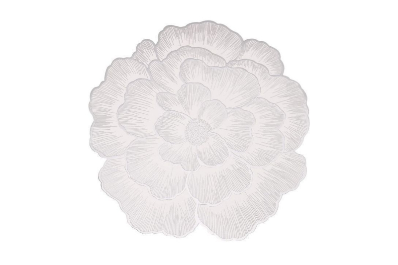 Picture of 371-031 Rose Placemat in Silver