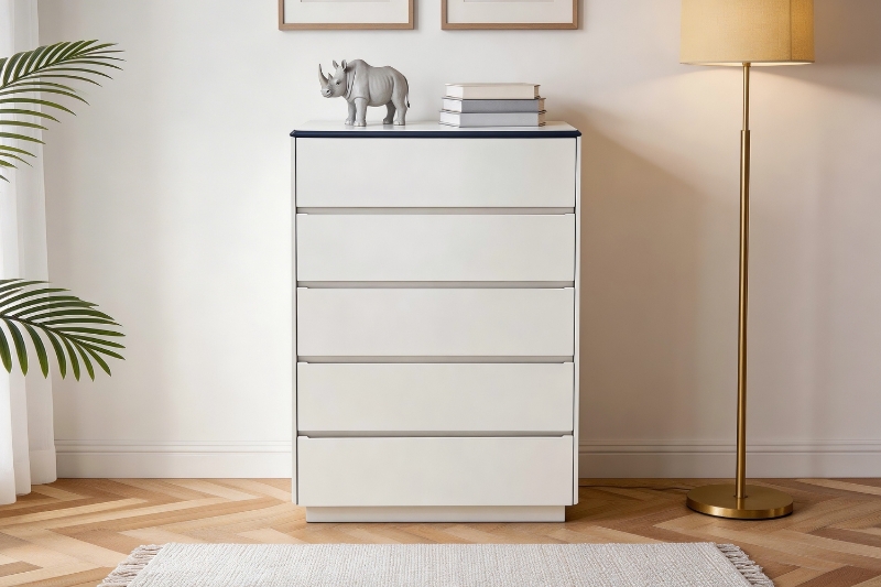 Picture of LINAS 5-Drawer Engineered Stone Top Tallboy