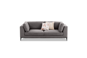 Picture of [FLOOR MODEL CLEARANCE] AMELIE 3 Seater Fabric Sofa (Dark Grey)