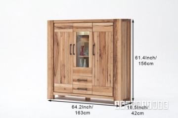 Picture of [FLOOR MODEL CLEARANCE] CARDIFF Large Display /high board *Solid European Oak & Made in Europe