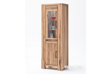 Picture of [FLOOR MODEL CLEARANCE] CARDIFF Tall & Narrow Display Cabinet *Solid European Oak & Made in Europe