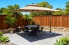 Picture of SOLARIS 118"×118" Crank Open 360° Rotation Cantilever Umbrella With Solar LED Lights & Ground Anchor