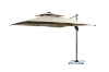 Picture of SOLARIS 118"×118" Crank Open 360° Rotation Cantilever Umbrella With Solar LED Lights & Ground Anchor