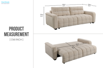 Picture of MAISON 3 Seater Sofa/Pull-Out Sofa Bed