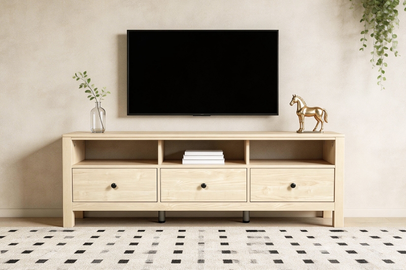 Picture of YORU 59" 3-Drawer TV Unit