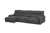 Picture of LUNOX Power Recliner Sectional Sofa with USB Type-C Ports (Dark Grey)