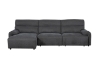 Picture of LUNOX Power Recliner Sectional Sofa with USB Type-C Ports (Dark Grey)