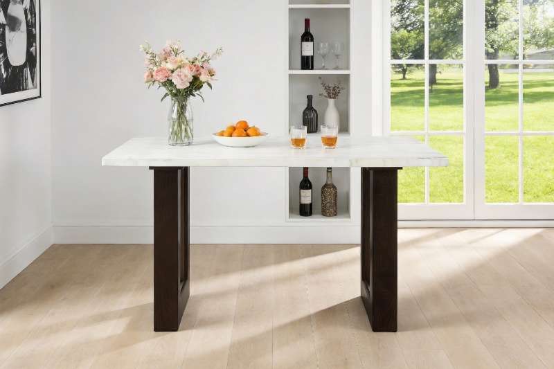 Picture of EDWYN 68" Marble Top Counter Height Table