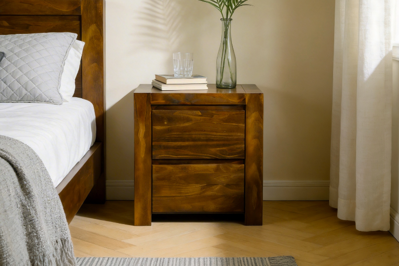 Picture of MALAGA 2-Drawer Nightstand (Walnut)