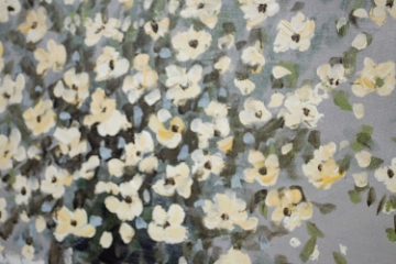 Picture of 389-004 Hand Oil Painting Canvas Wall Art (31.5"x31.5") - Flower