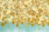 Picture of 389-008 Hand Oil Painting Canvas Wall Art with Black Frame(23.5"x31.5") - Golden Sandy Beach