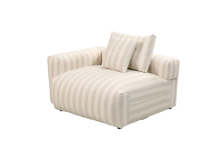 Picture of ROMINA Feather-Filled Modular Sectional Sofa Range - Single LAF Armchair