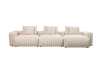 Picture of ROMINA Feather-Filled Modular Sectional Sofa Range - 3PC Combo Set (LAF Armchairx1 + Armlessx1 + Right Facing Chaisex1)