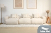 Picture of ROMINA Feather-Filled Modular Sectional Sofa Range - 3PC Combo Set (RAF Armchairx1 + Armlessx1 + Left Facing Chaisex1)
