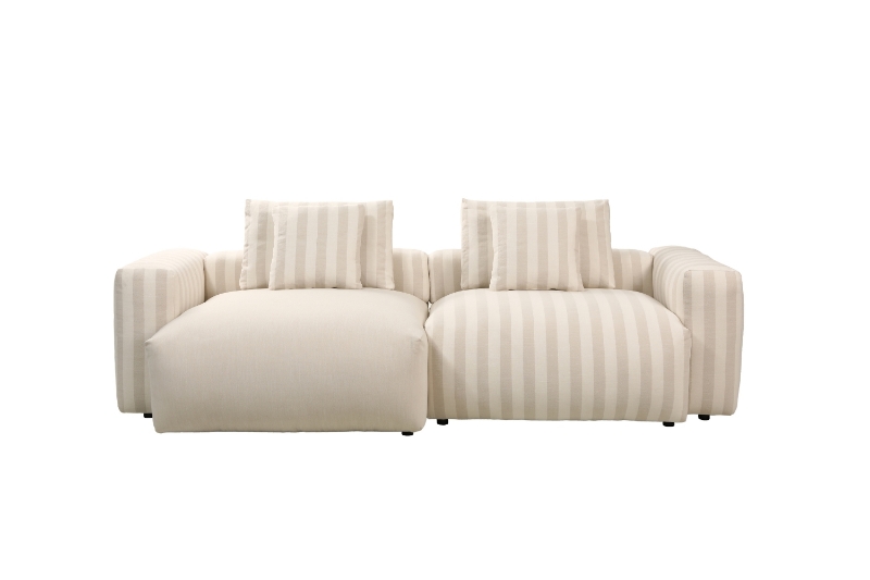 Picture of ROMINA Feather-Filled Modular Sectional Sofa Range - 2PC Combo Set (RAF Armchairx1 + Left Facing Chaisex1)