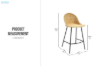 Picture of CESTA Rattan Counter Height Chair