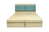 Picture of YORU 3PC Bedroom Set with Gas Lift Storage and Drawers in Queen Size