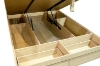 Picture of YORU 3PC Bedroom Set with Gas Lift Storage and Drawers in Queen Size