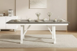 Picture of LINDOS 67"-94.4" Extendable Dining Table (White)