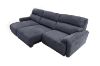 Picture of LUNOX Power Recliner Sectional Sofa/Sofa Bed with USB Type-C Ports (Dark Grey)