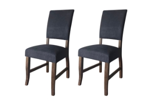 Picture of LINON High Back Dining Chair (Dark Blue)  - 2 Chairs in 1 Carton