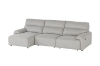 Picture of LUNOX Power Reclining Sectional Sofa/Slide out Sofa Bed with USB Type-C Ports (Light Grey)