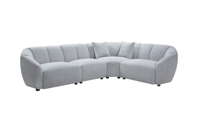 Picture of ELIO Sectional Modular Sofa Range - 4PC Big Combo Set (LAF Armchair + Armless + Corner + RAF Armchair)